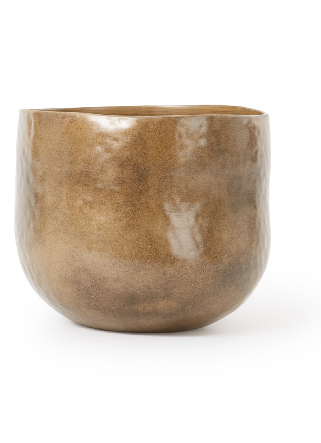 Urban Nature Culture Oro bloempot voor binnen Ø29,5 cm - voorkant goud