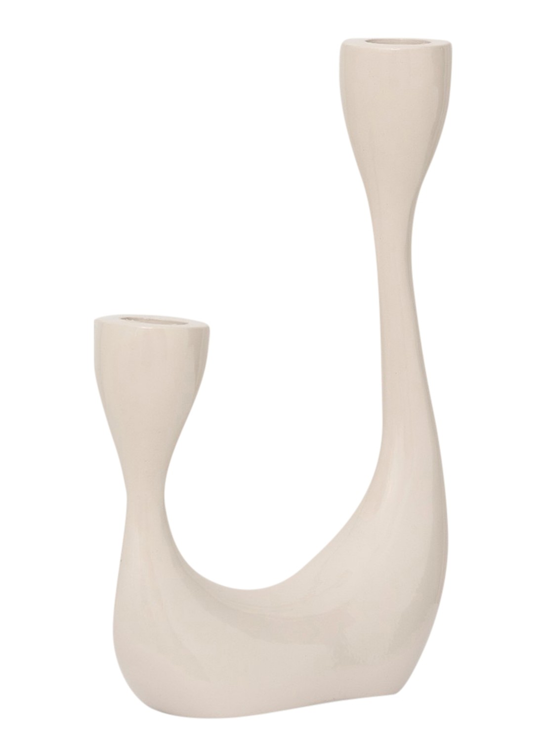 Urban Nature Culture Palesa kandelaar 21,5 cm - detail 4 beige
