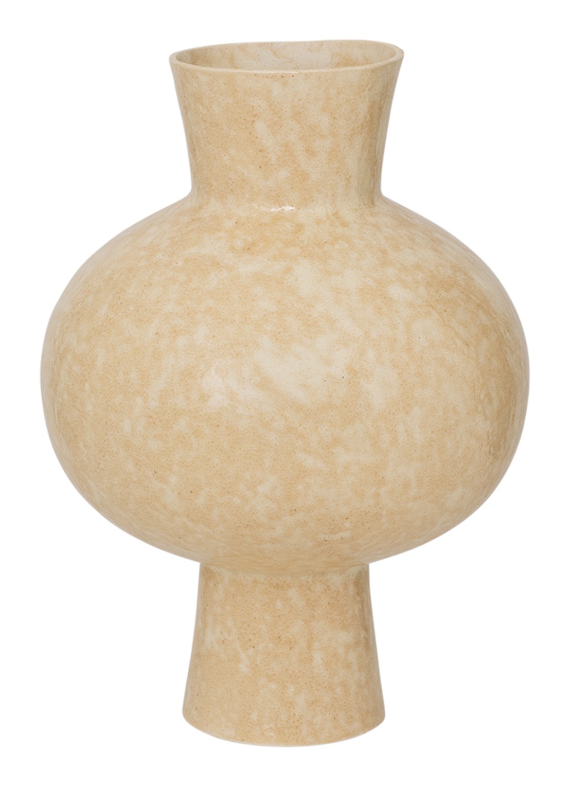 Urban Nature Culture Ren vaas 42 cm - voorkant khaki