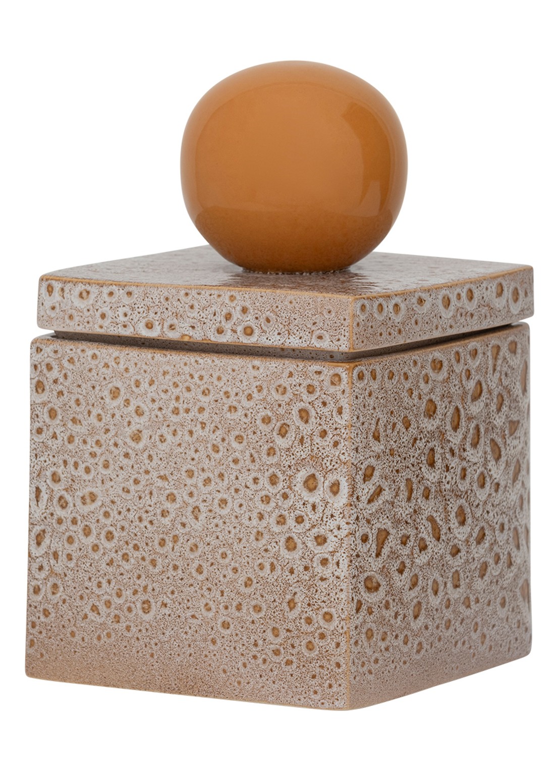 Urban Nature Culture Runa opbergpot 14 cm - achterkant orange
