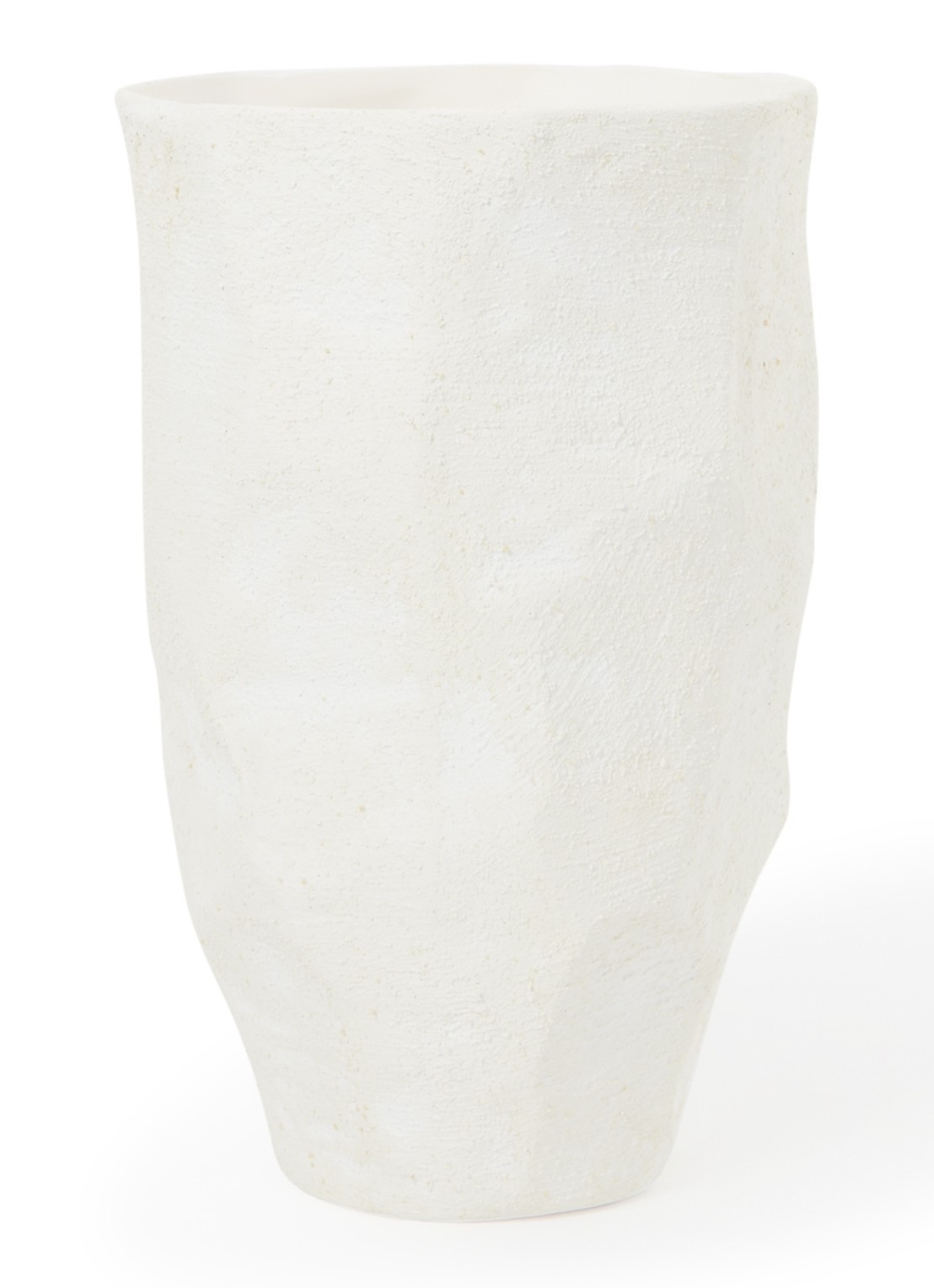 Urban Nature Culture Serra vaas 27 cm - voorkant wit