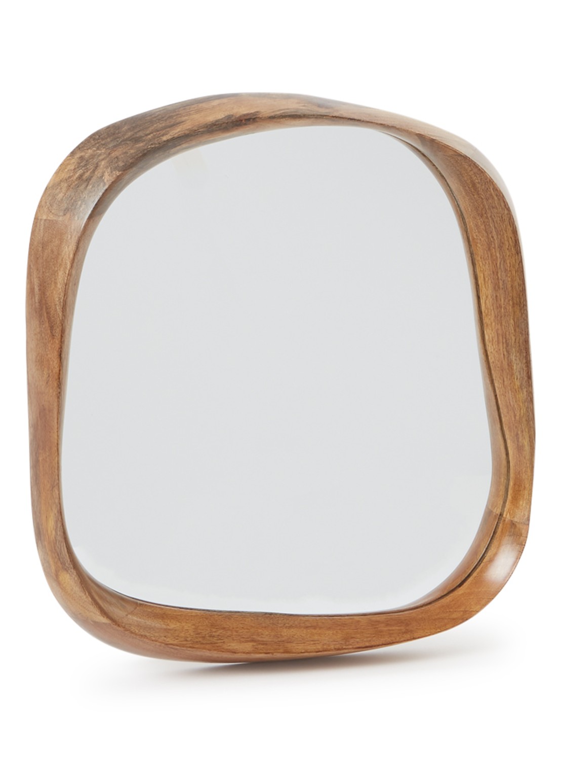 Urban Nature Culture Shizo M wandspiegel 41,3 cm x 43 cm - voorkant bruin