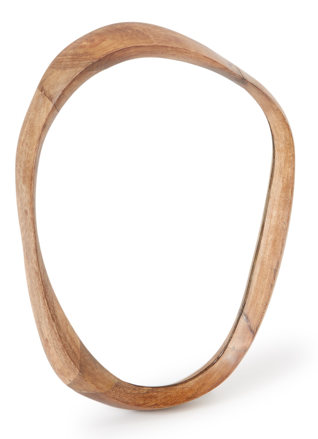 Urban Nature Culture Shizu S wandspiegel 41 cm x 31 cm  - voorkant bruin