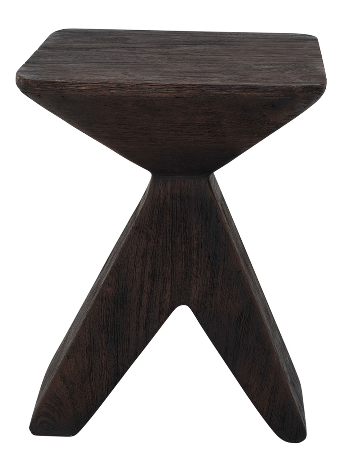 Urban Nature Culture Sion bijzettafel 30 x 30 x 41 cm - voorkant 2 donkerbruin