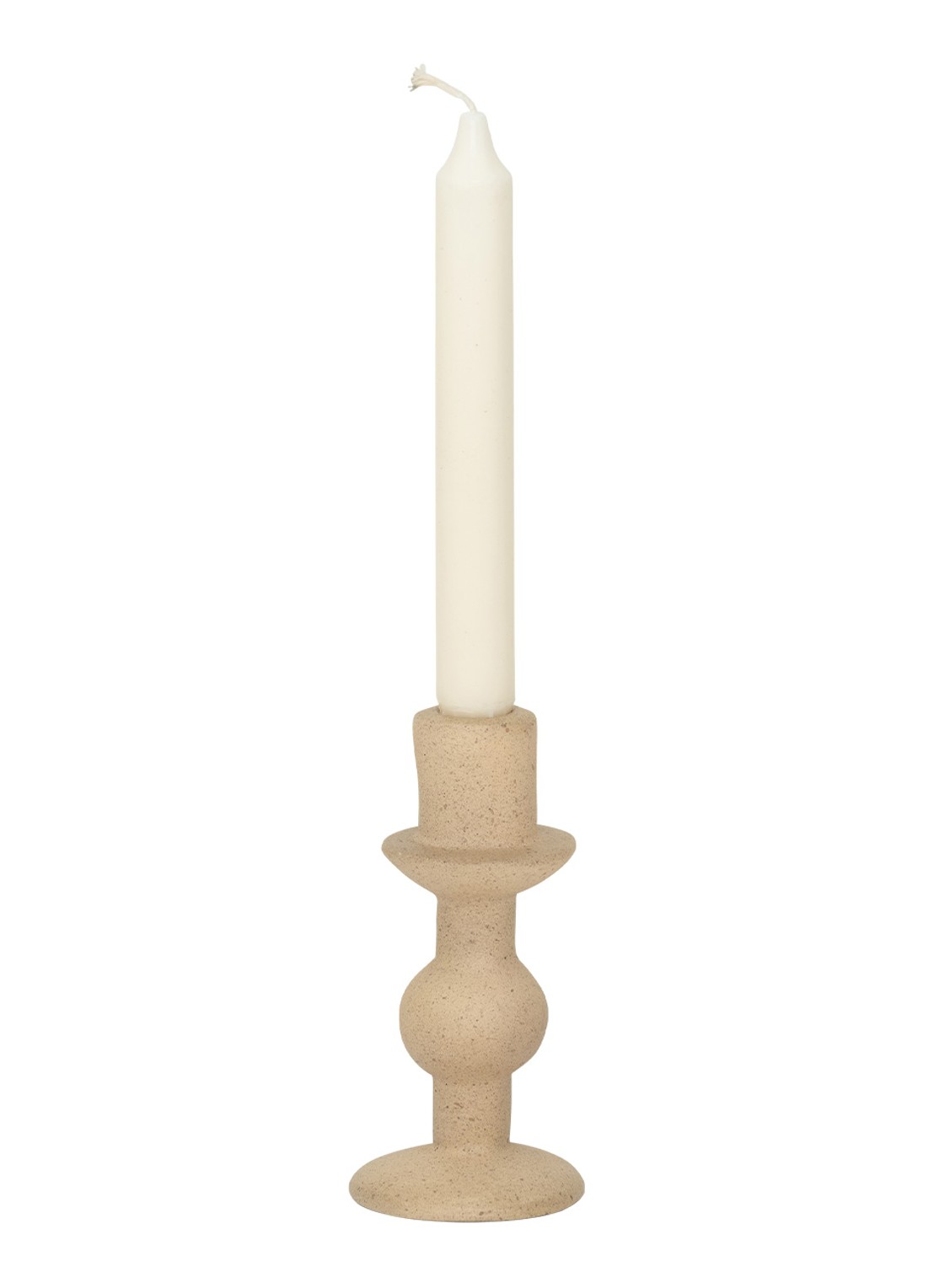 Urban Nature Culture Sisi B kandelaar 14,5 cm - achterkant 3 creme