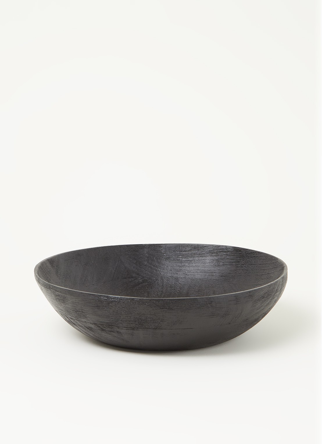 Urban Nature Culture Smoked Wood saladeschaal 27 cm - voorkant 3 zwart