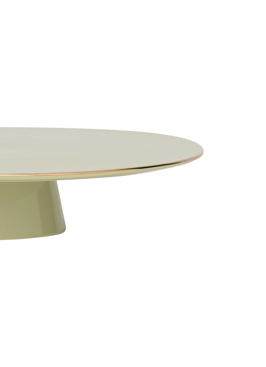 Urban Nature Culture Taartplateau 29 cm - achterkant 4 lichtgroen