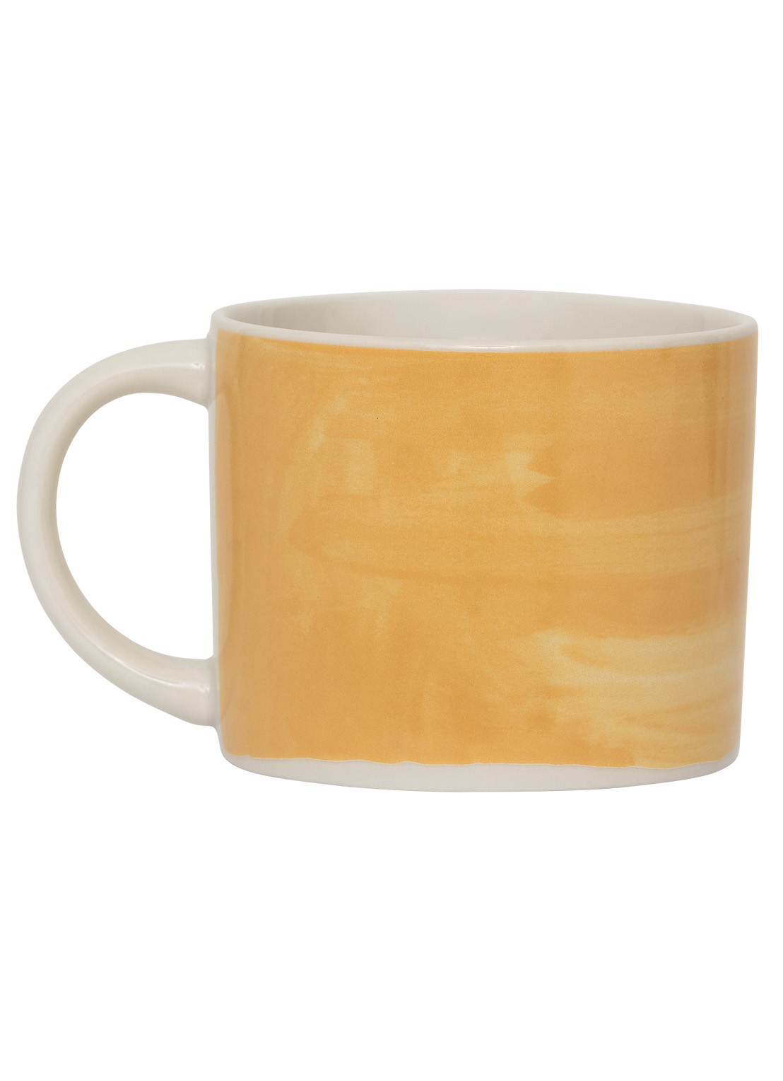Urban Nature Culture Tazza mok 50 cl - achterkant mosterd