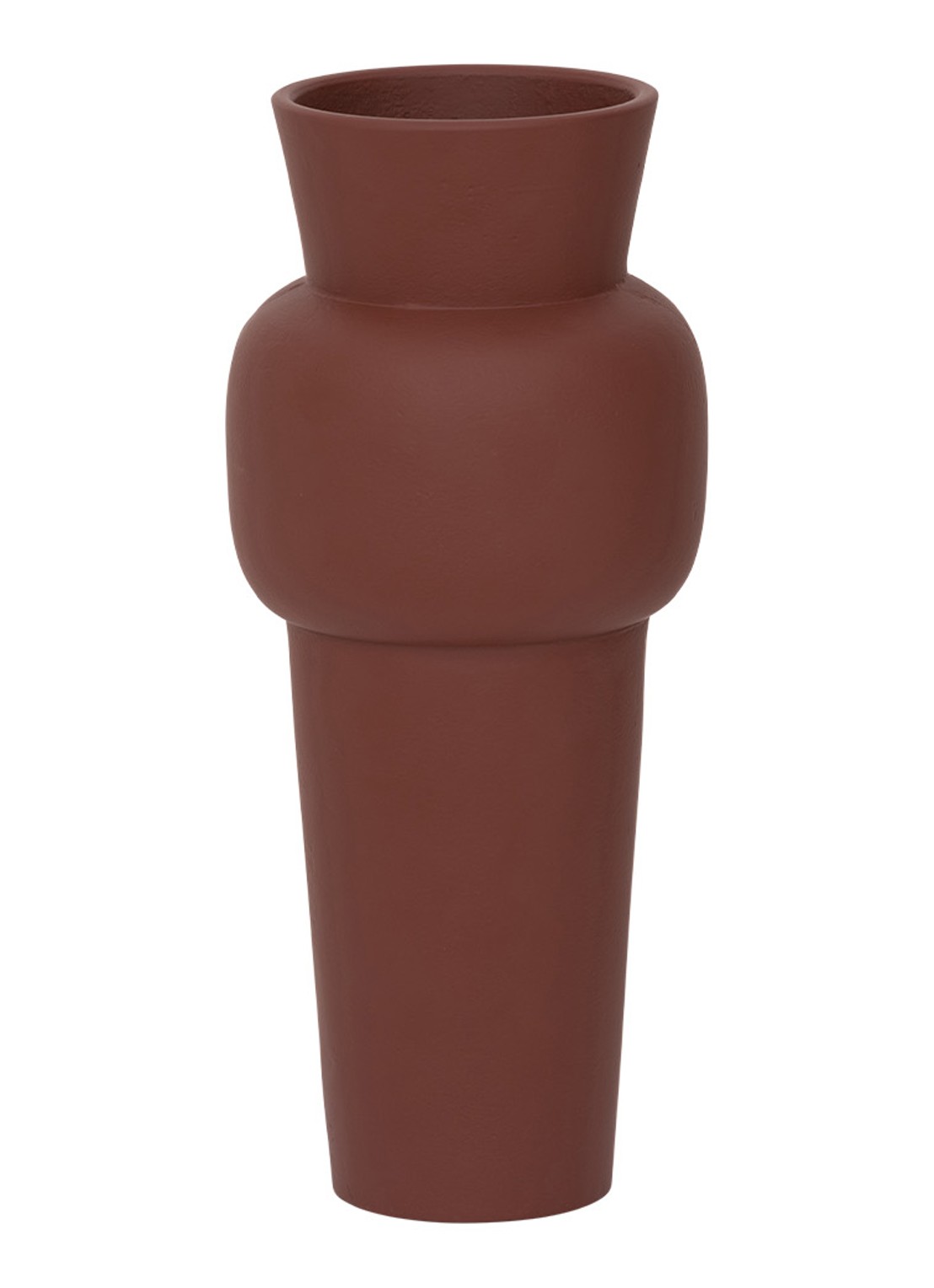 Urban Nature Culture Thor vaas 30 cm - voorkant aubergine
