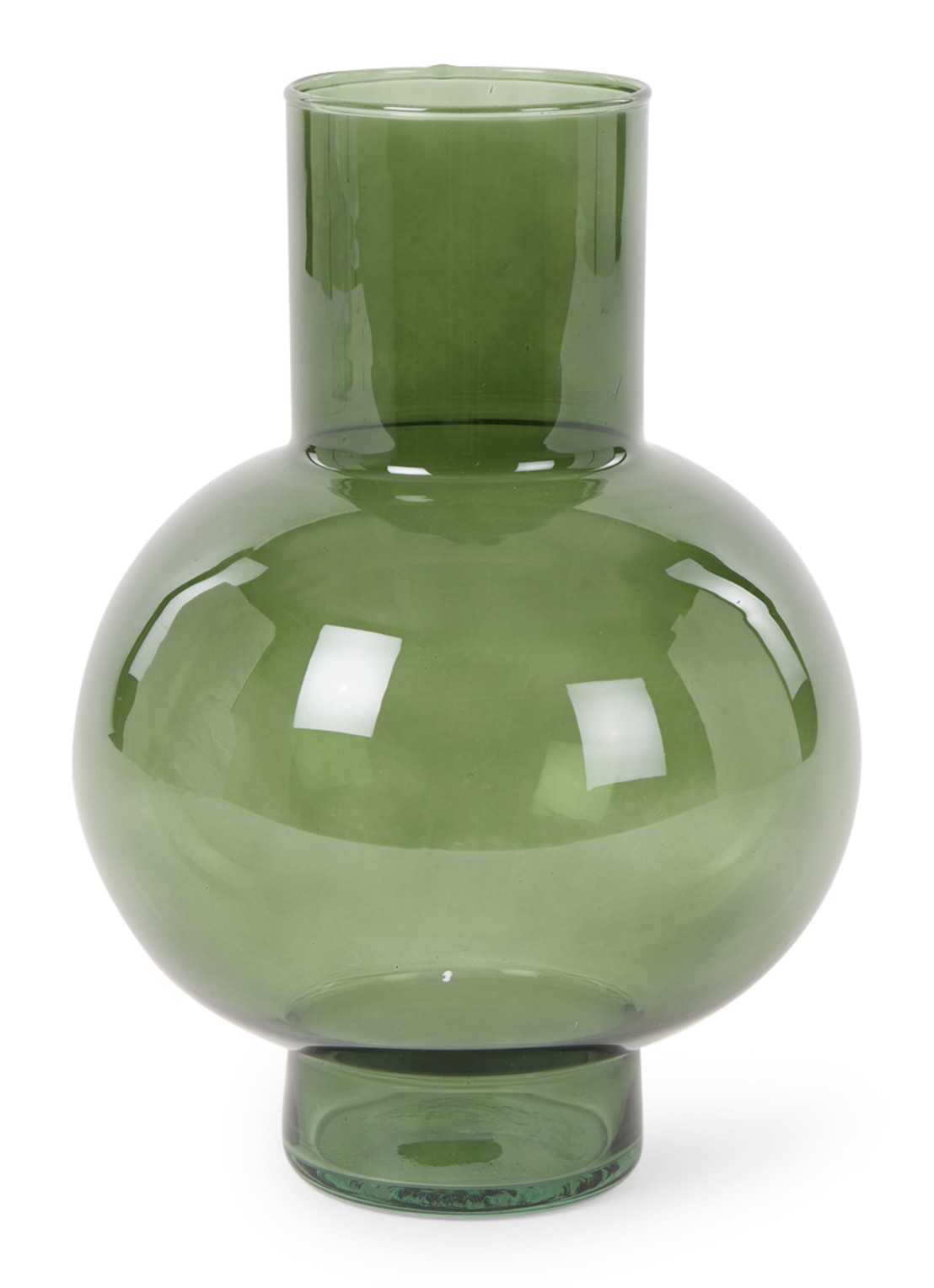 Urban Nature Culture Tummy A vaas 24 cm - voorkant groen