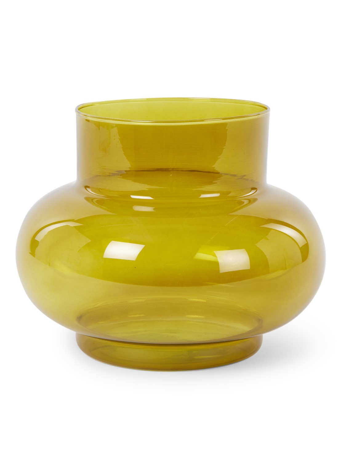 Urban Nature Culture Tummy B vaas 17,5 cm - voorkant 2 mosgroen