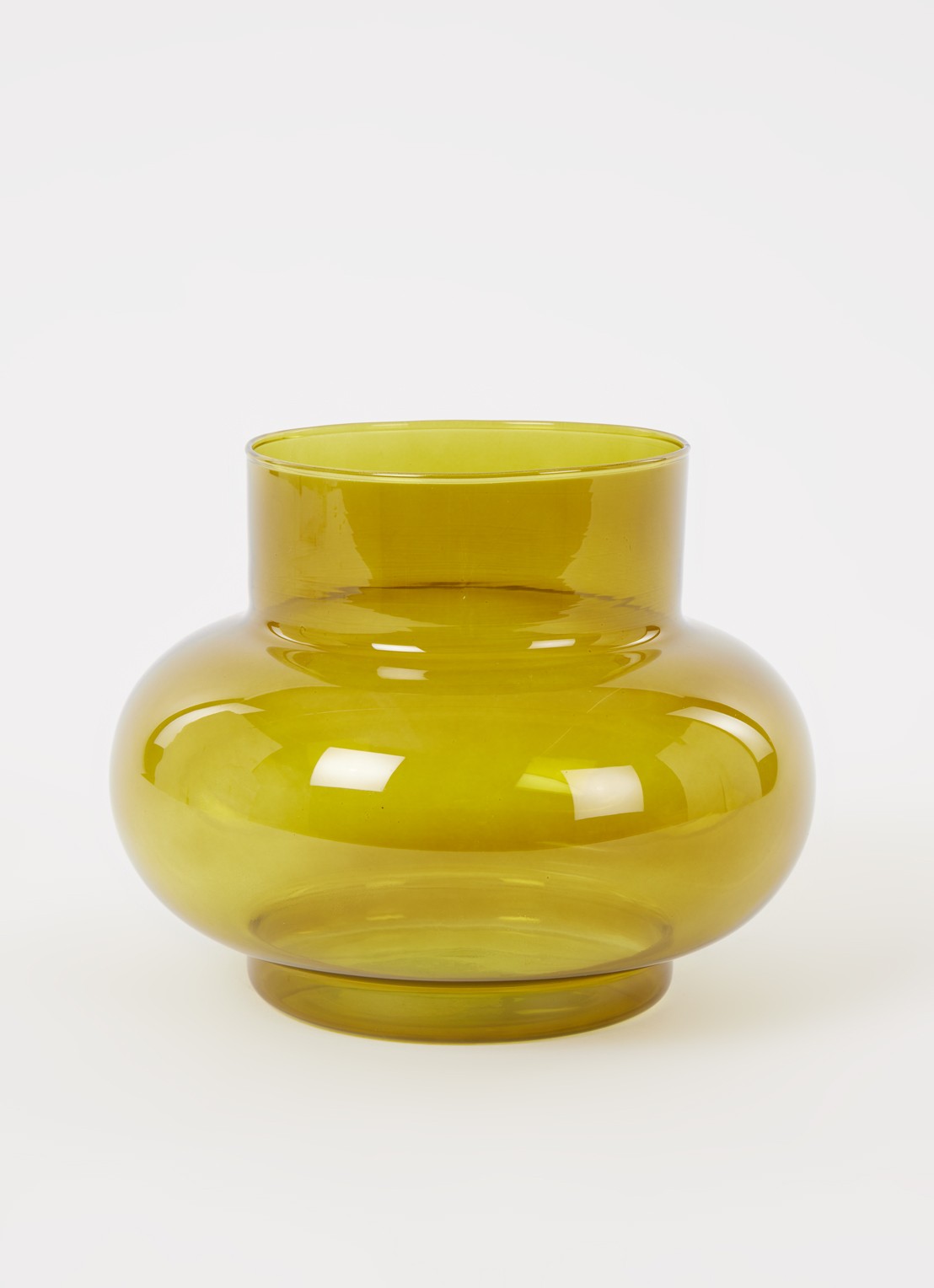 Urban Nature Culture Tummy B vaas 17,5 cm - voorkant 3 mosgroen
