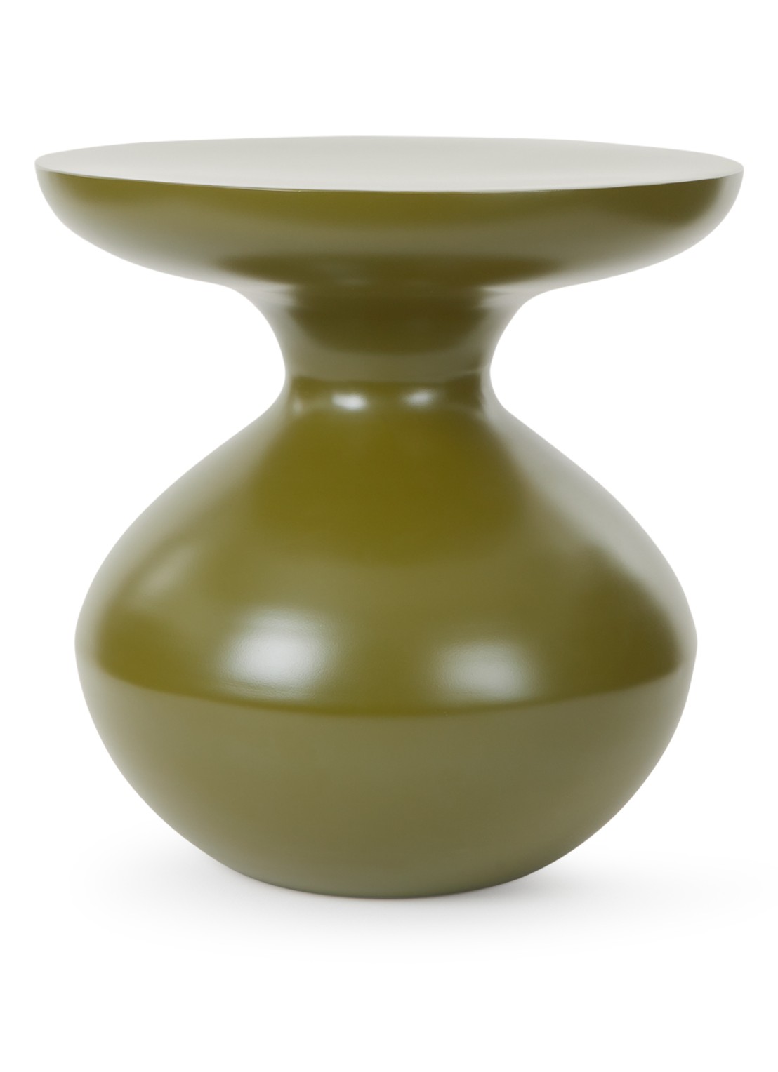 Urban Nature Culture Tummy bijzettafel 38 cm - voorkant mosgroen