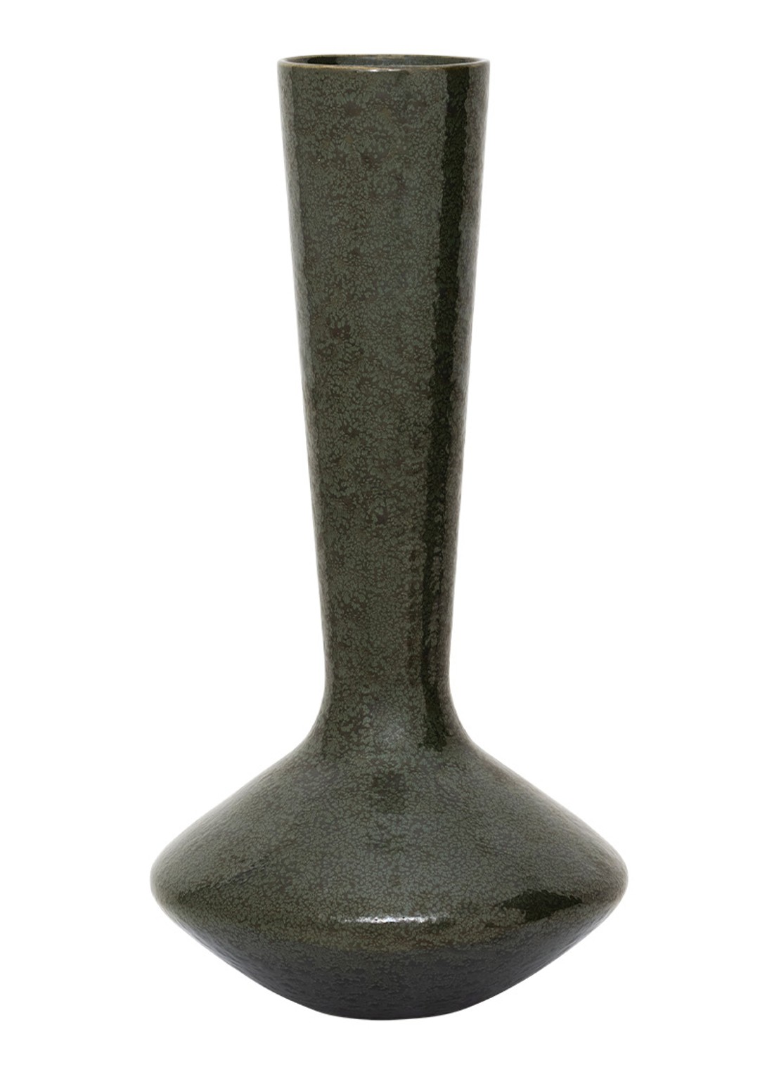 Urban Nature Culture Tynn vaas 50 cm - voorkant groen