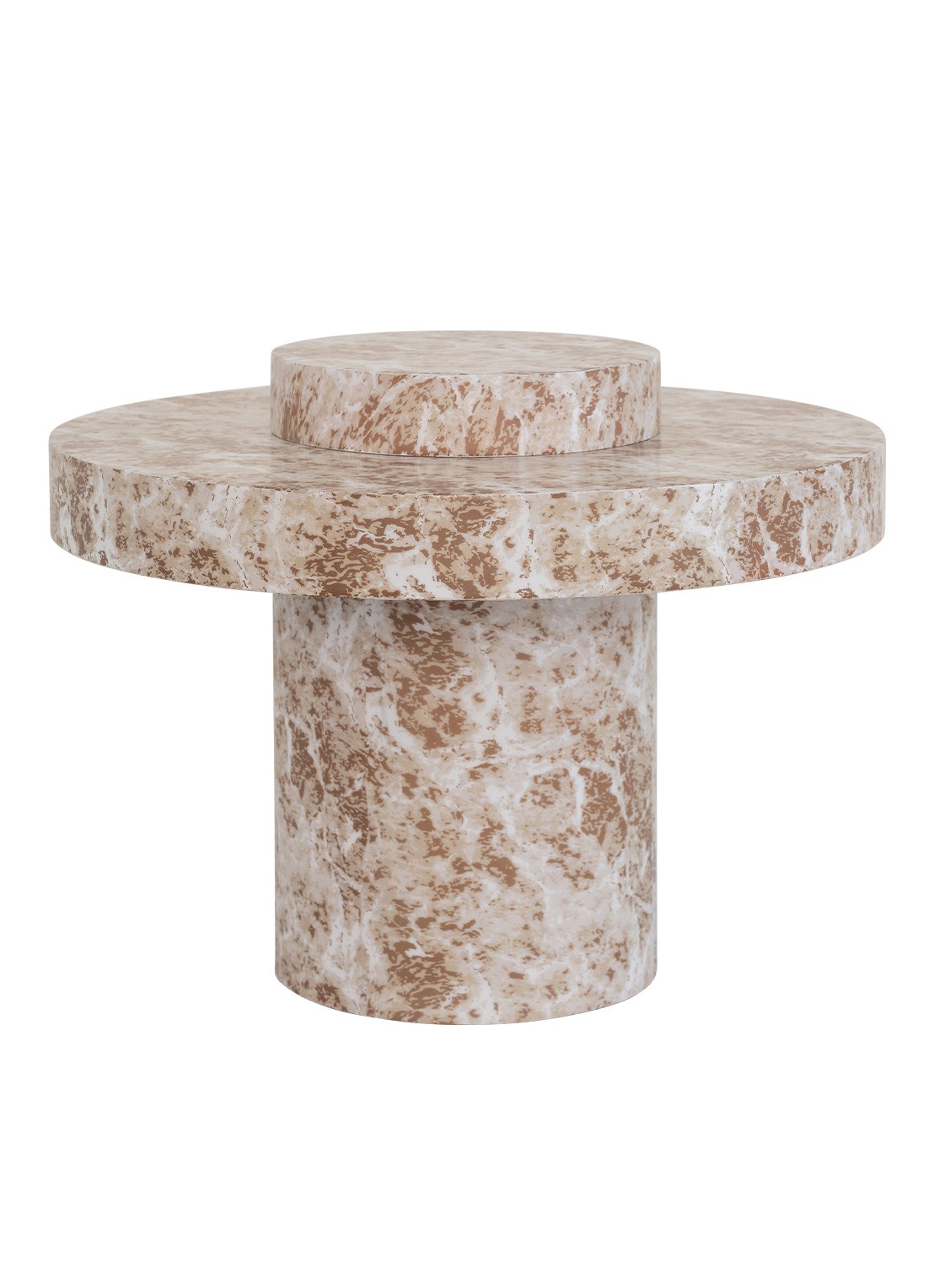 Urban Nature Culture Urban Nature Culture side table Arco - voorkant 2 lichtbruin