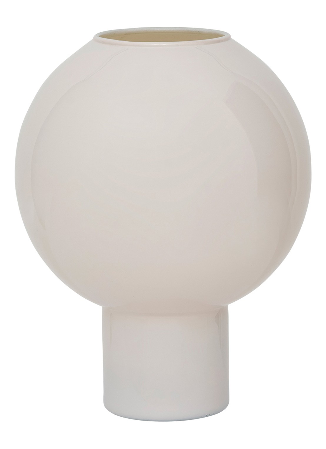 Urban Nature Culture Van vaas 36 cm - voorkant creme