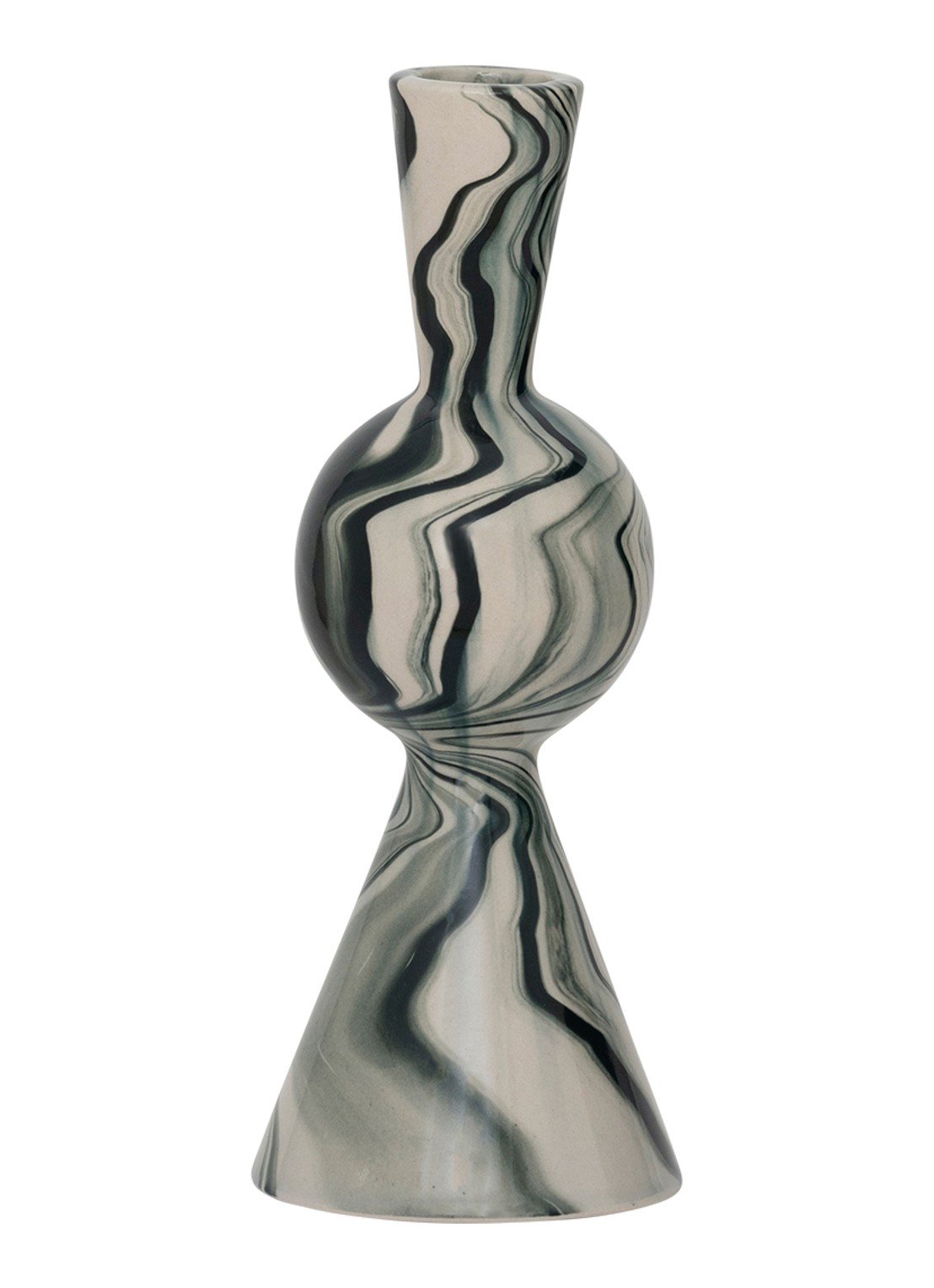 Urban Nature Culture Vendt kandelaar 20 cm - voorkant 5 donkerblauw