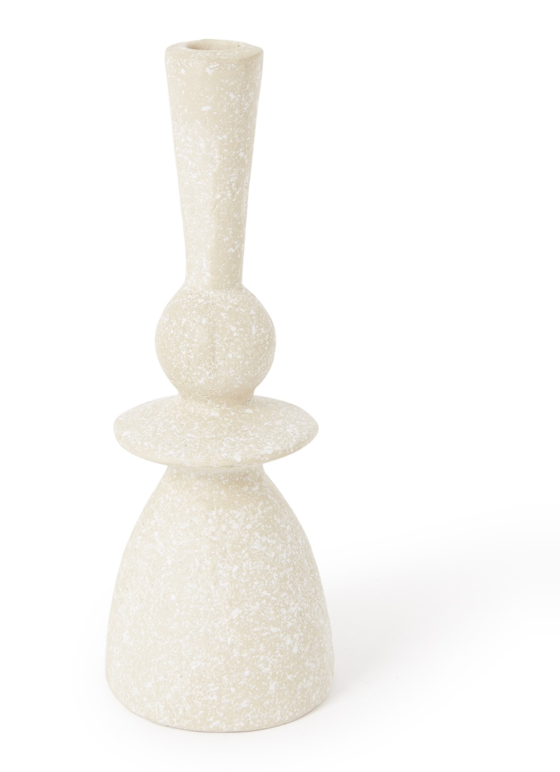 Urban Nature Culture Zola A kandelaar 25 cm - voorkant creme