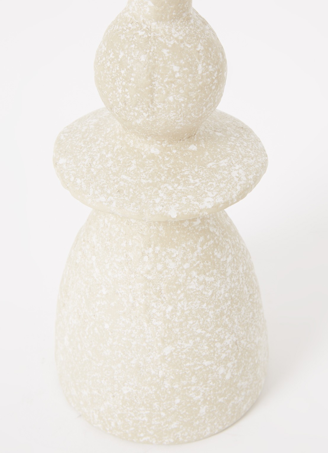 Urban Nature Culture Zola A kandelaar 25 cm - voorkant 2 creme