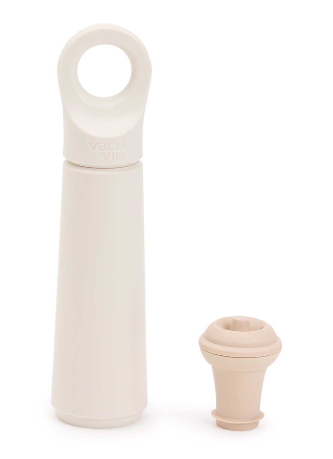 Vacu Vin Wijnset 4-delig - voorkant beige
