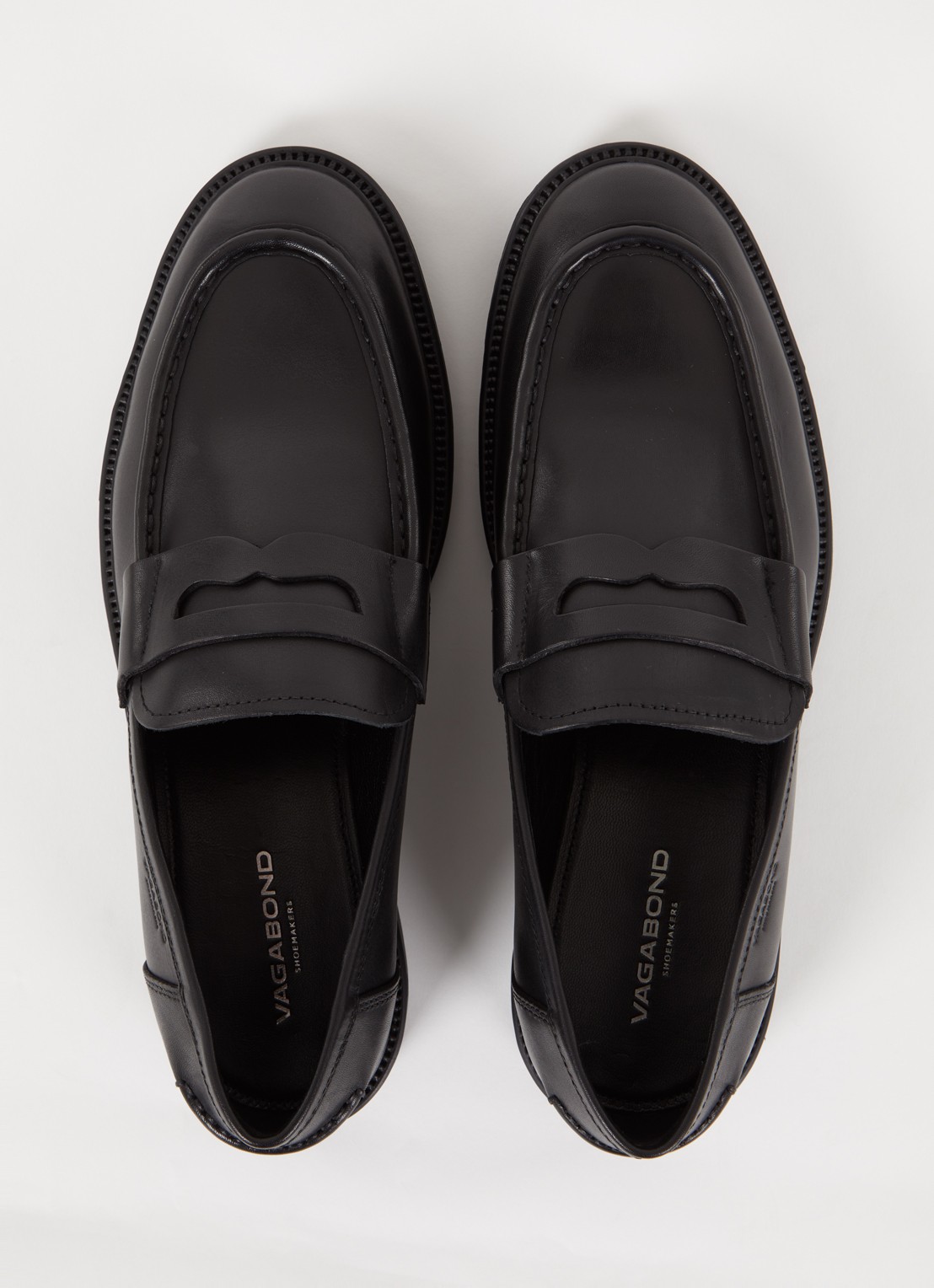 Vagabond Shoemakers Alex M loafer van leer - detail 8 zwart