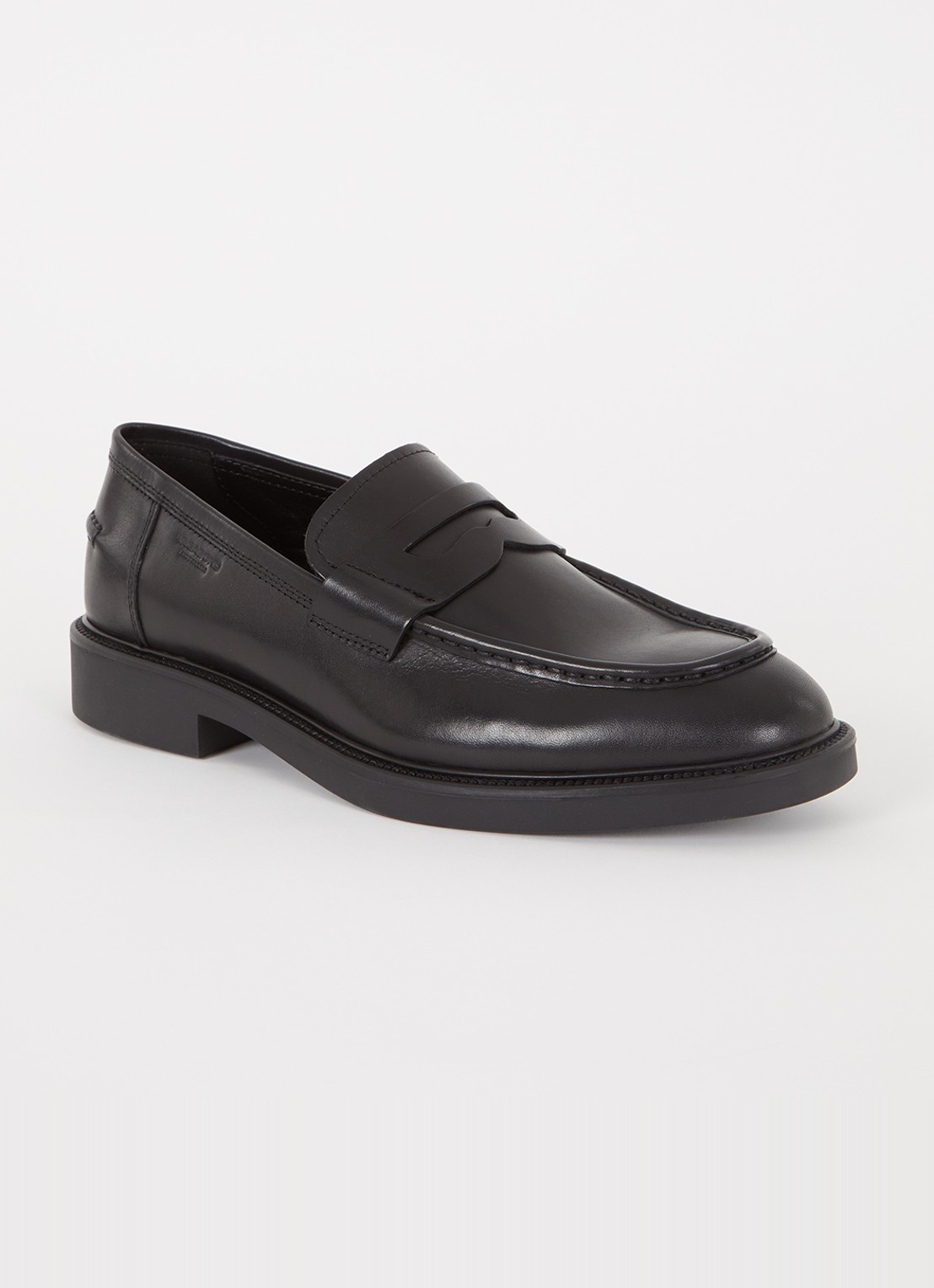 Vagabond Shoemakers Alex M loafer van leer - voorkant 3 zwart