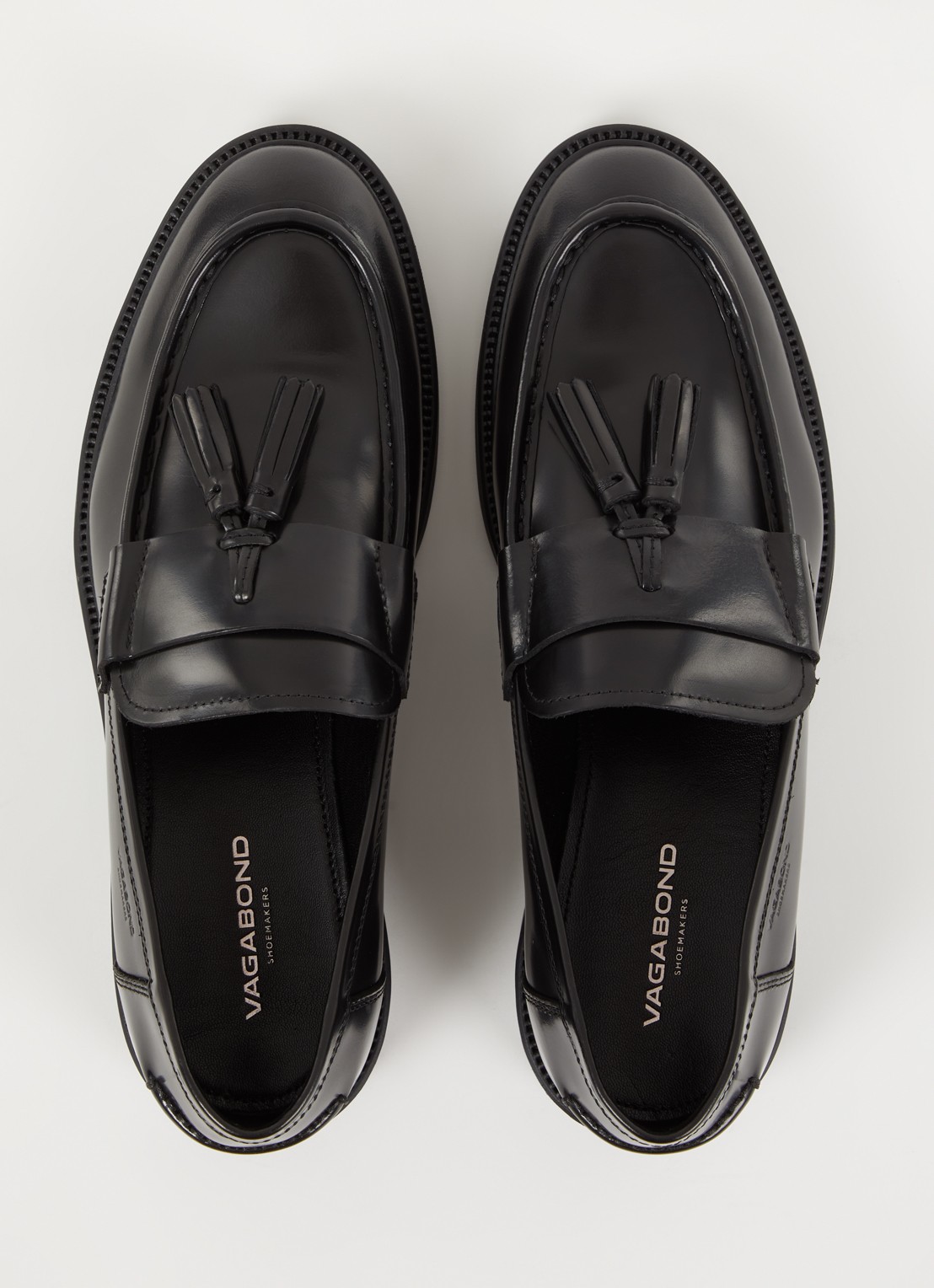 Vagabond Shoemakers Alex M loafer van leer - detail 4 zwart