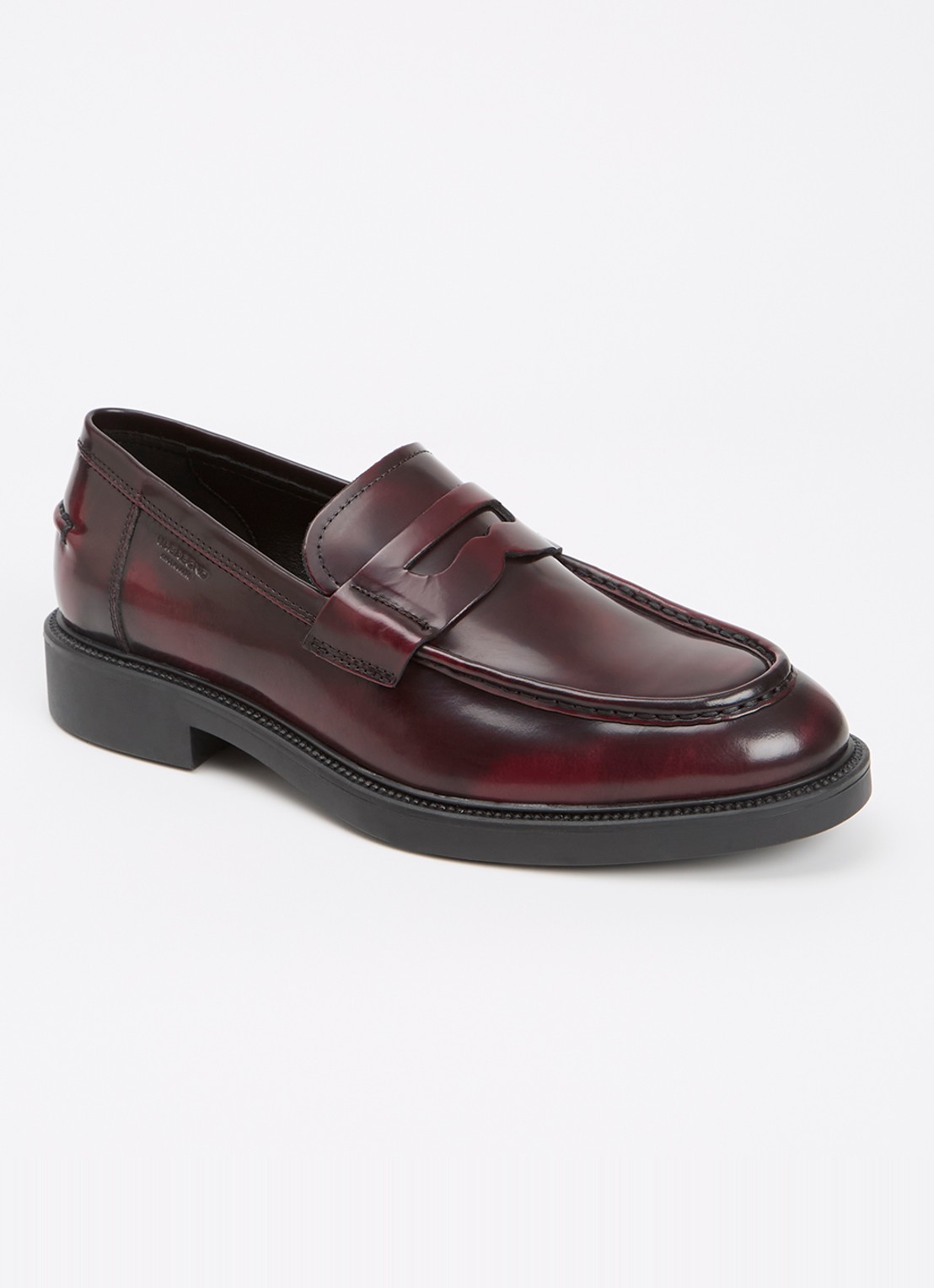 Vagabond Shoemakers Alex M loafer van leer - voorkant 4 bruin