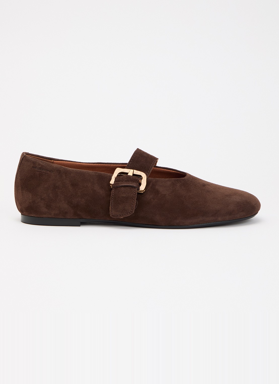 Vagabond Shoemakers Aleya ballerina van geitensuède - voorkant 5 bruin