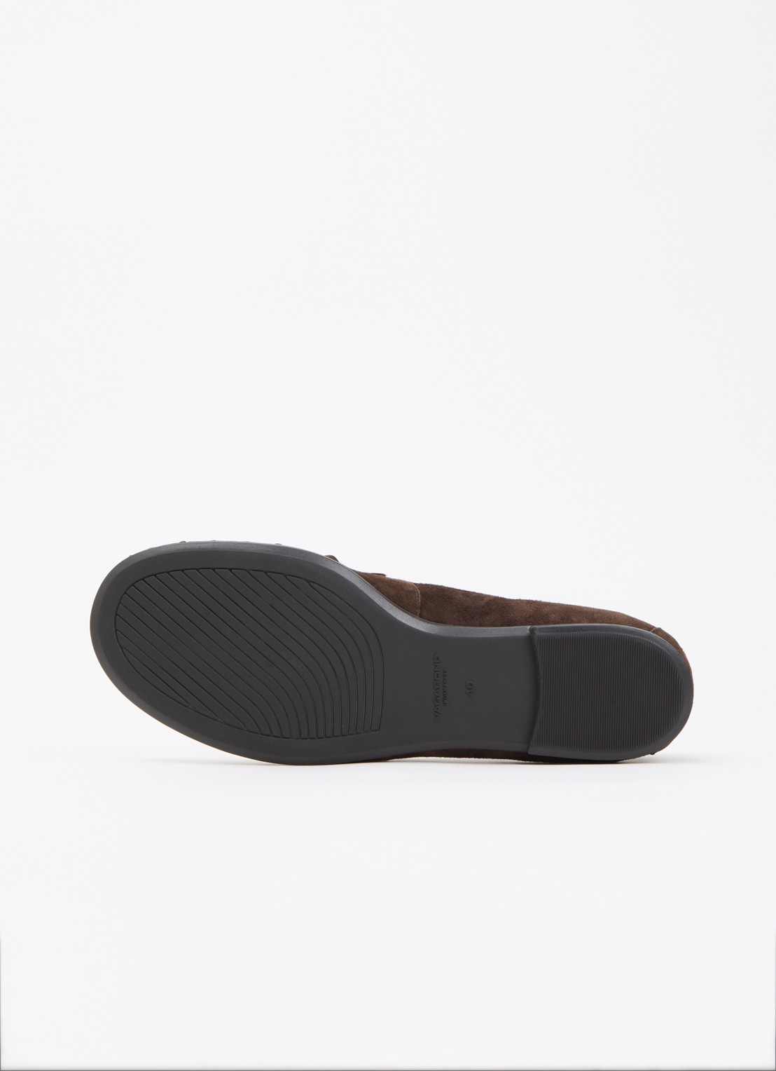 Vagabond Shoemakers Aleya loafer van geitensuède - detail 4 donkerbruin