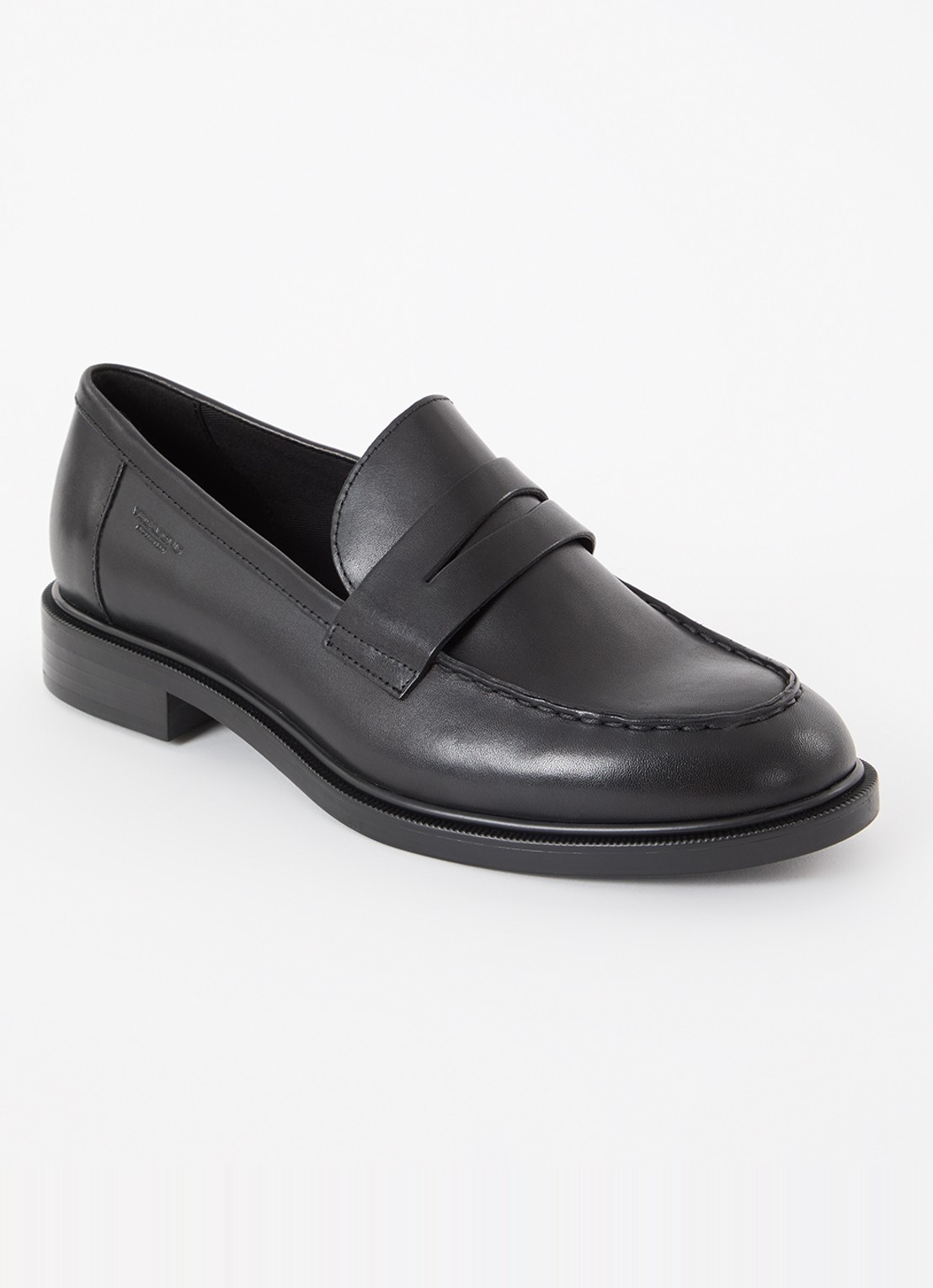 Vagabond Shoemakers Amina loafer van leer - voorkant 4 zwart