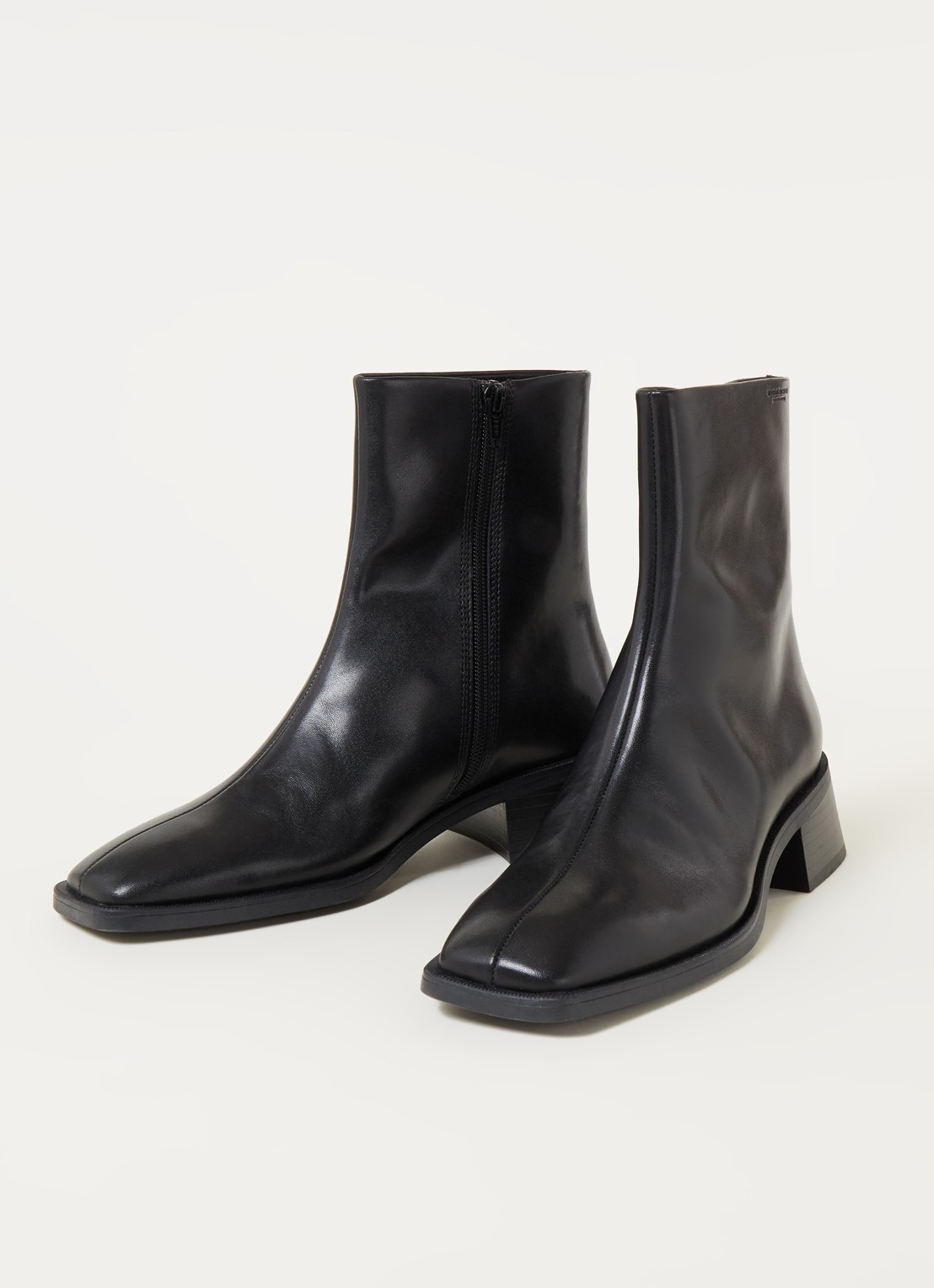 Vagabond Shoemakers Blanca enkellaarsje van leer - detail zwart