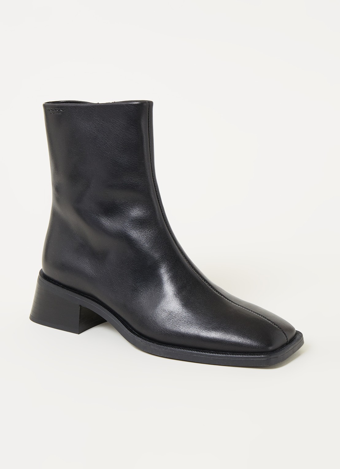 Vagabond Shoemakers Blanca enkellaarsje van leer - voorkant 4 zwart