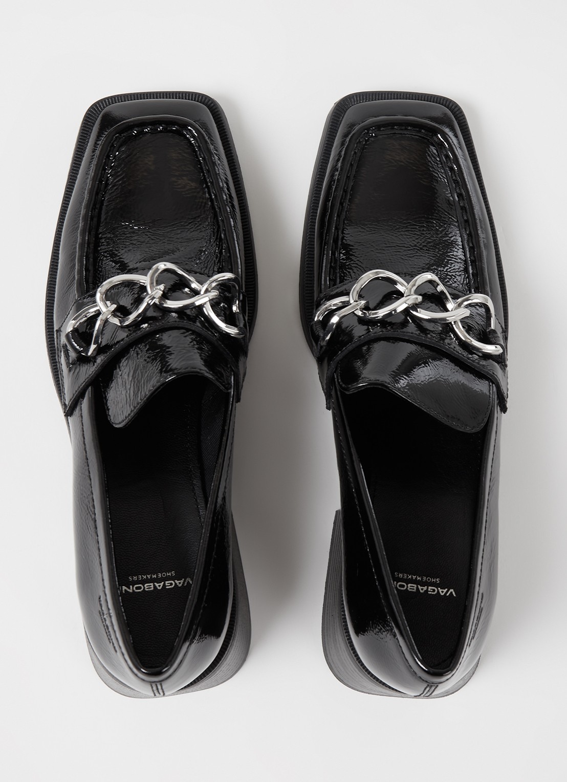 Vagabond Shoemakers Blanca loafer van lakleer - detail 3 zwart