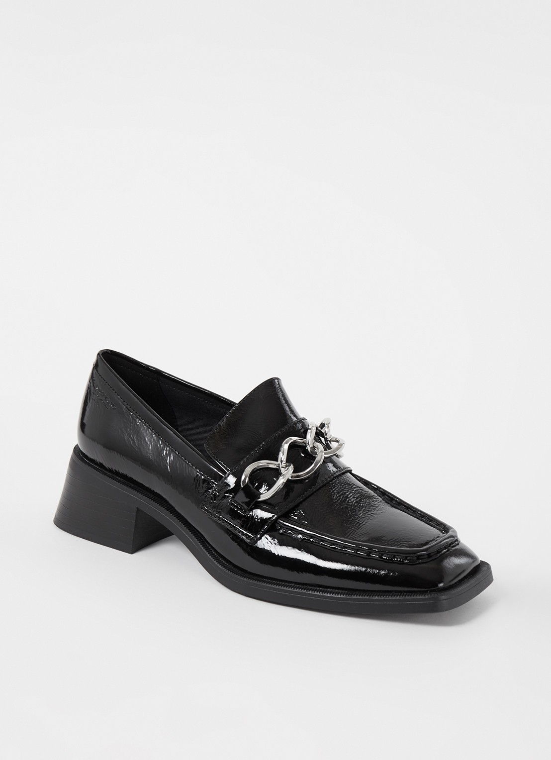 Vagabond Shoemakers Blanca loafer van lakleer - voorkant 5 zwart