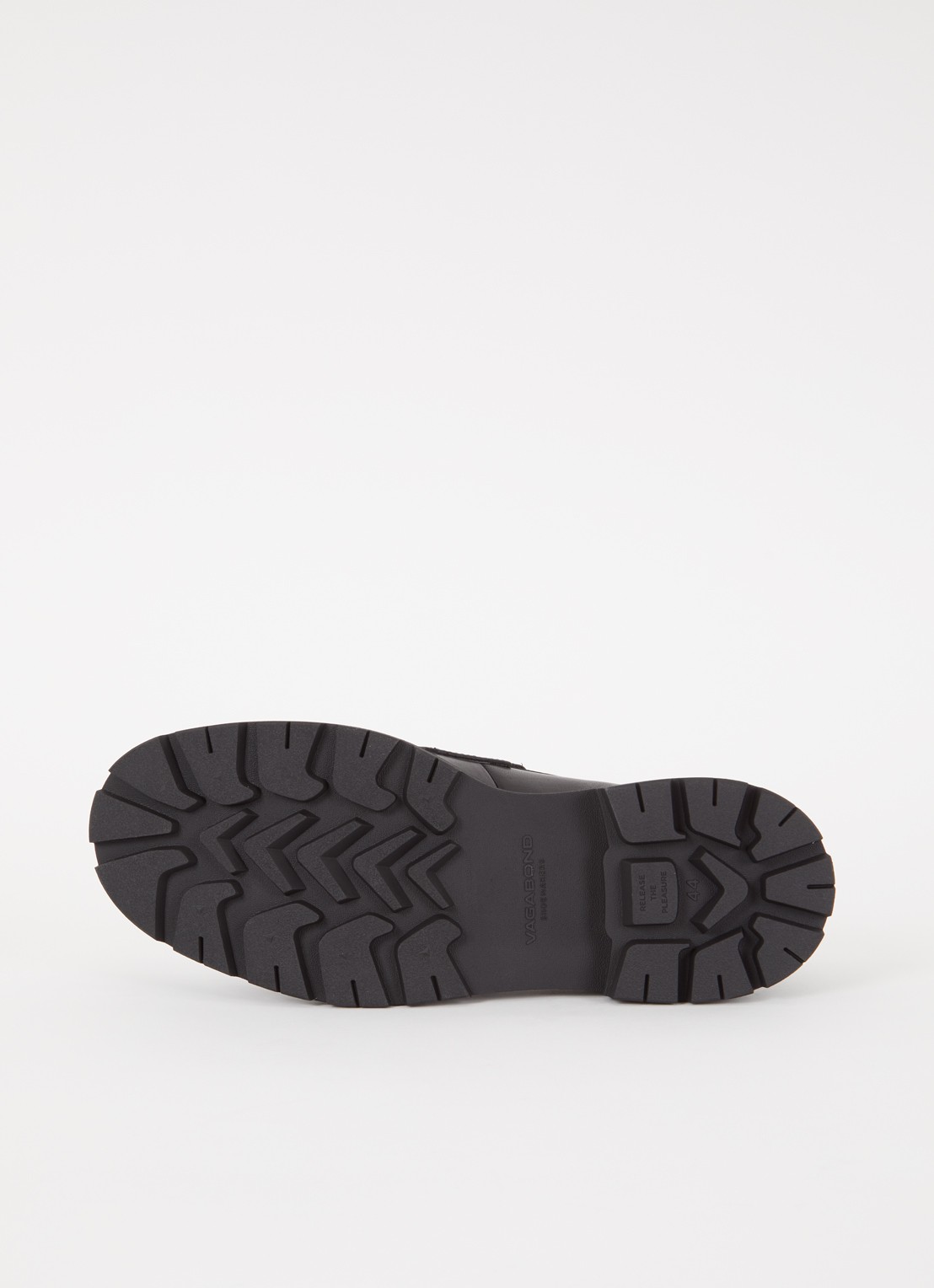 Vagabond Shoemakers Cameron loafer van leer met franjes - detail 5 zwart