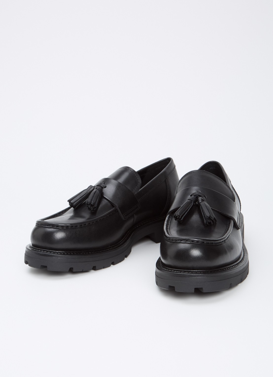 Vagabond Shoemakers Cameron loafer van leer - detail zwart