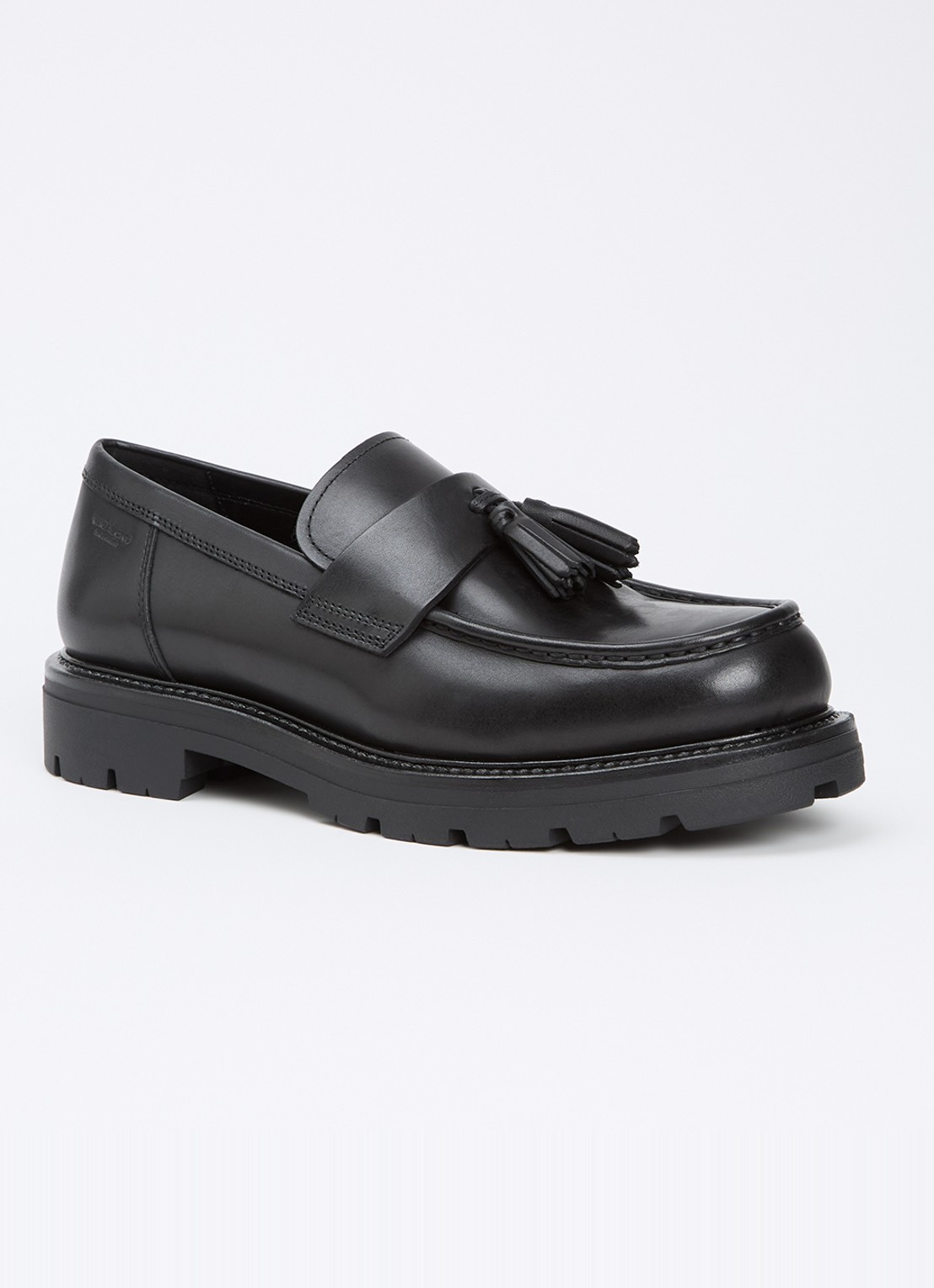 Vagabond Shoemakers Cameron loafer van leer - voorkant 4 zwart