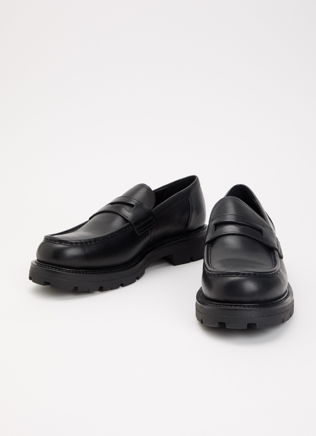 Vagabond Shoemakers Cameron loafer van leer - detail 3 zwart