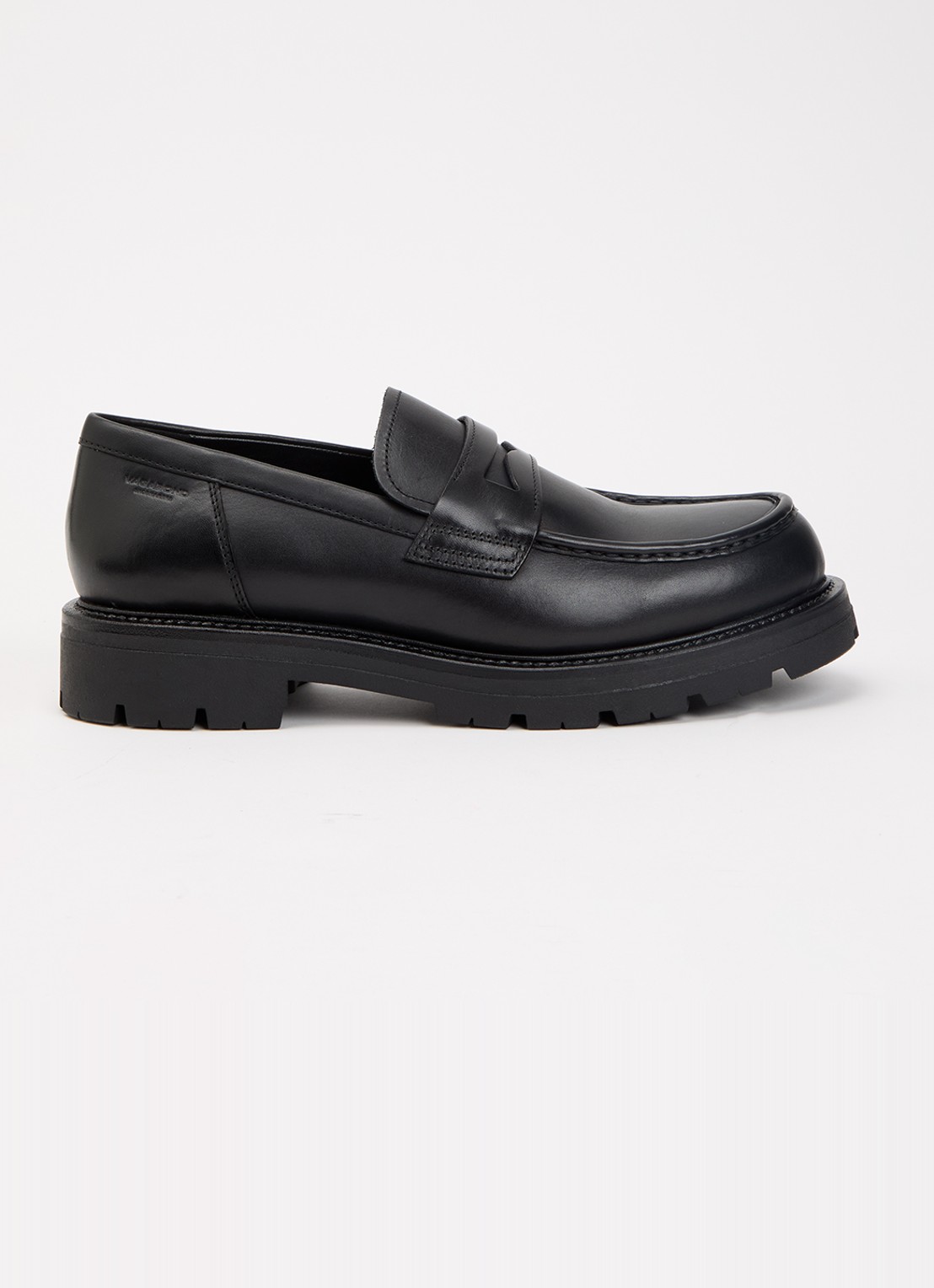 Vagabond Shoemakers Cameron loafer van leer - voorkant zwart