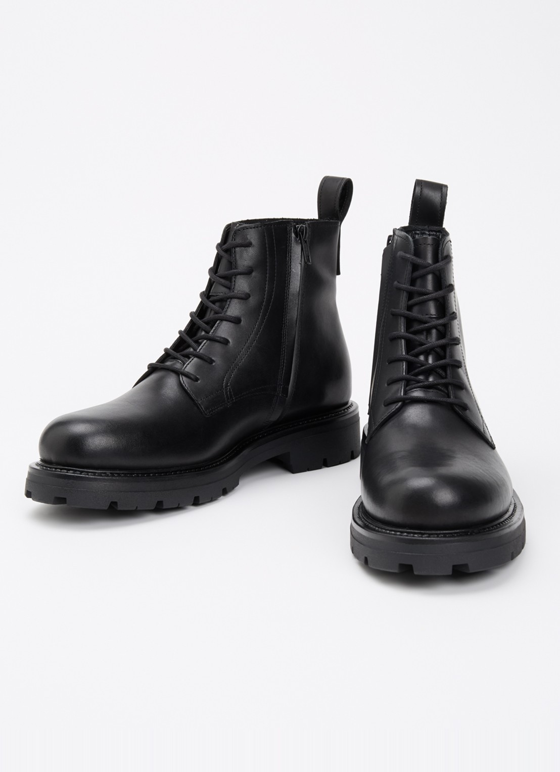 Vagabond Shoemakers Cameron veterboot van leer - detail 2 zwart