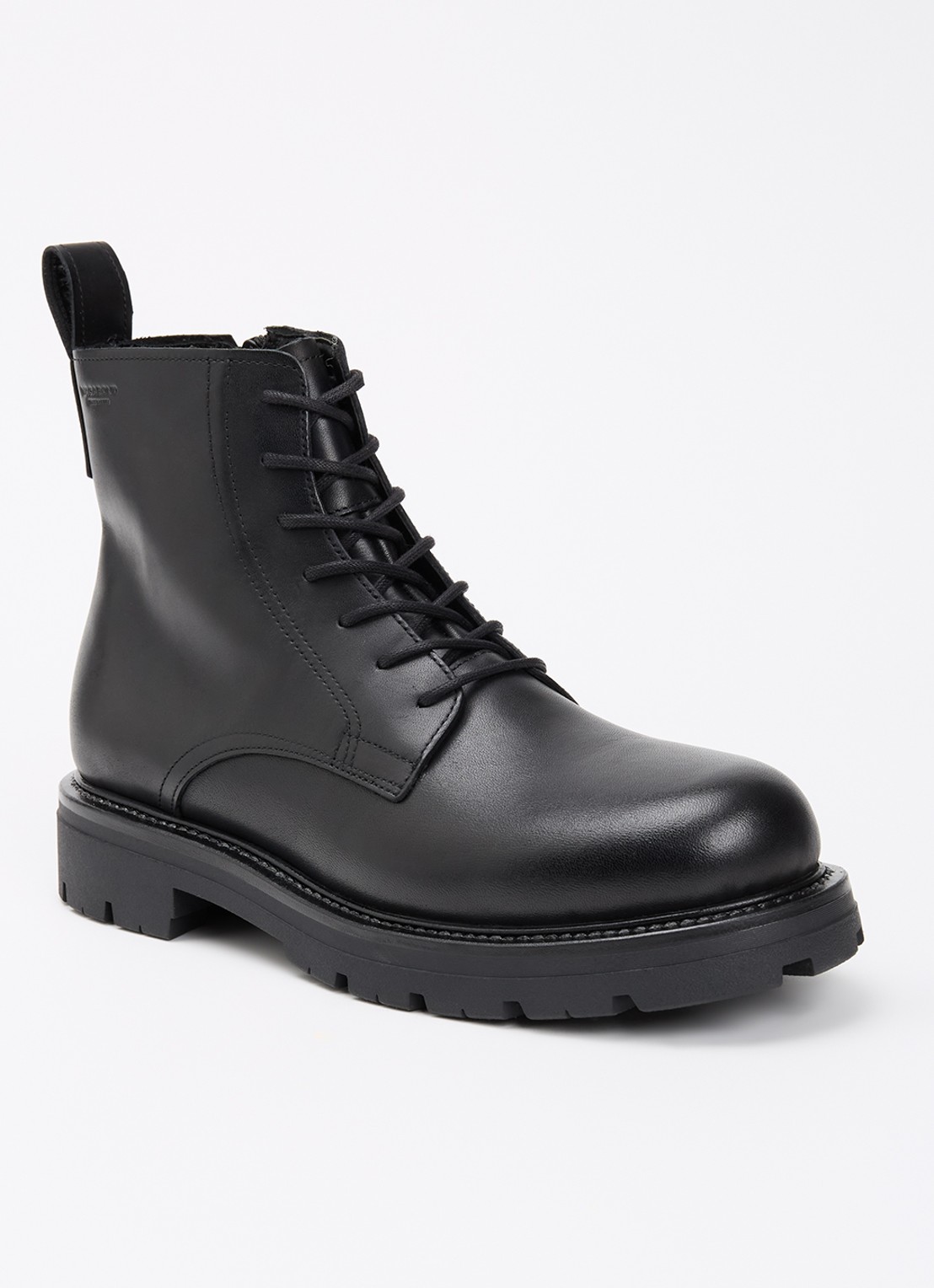 Vagabond Shoemakers Cameron veterboot van leer - voorkant 4 zwart