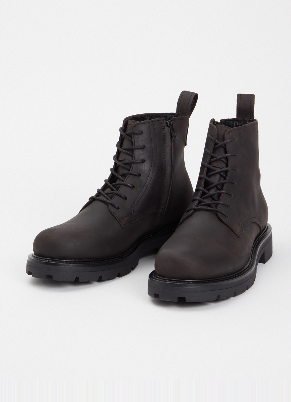 Vagabond Shoemakers Cameron veterboot van leer - detail 4 donkerbruin