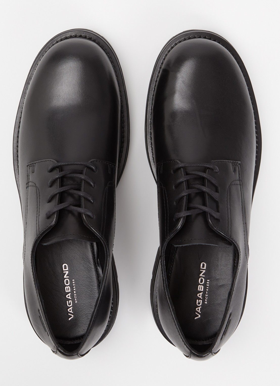Vagabond Shoemakers Cameron veterschoen van leer - detail 4 zwart