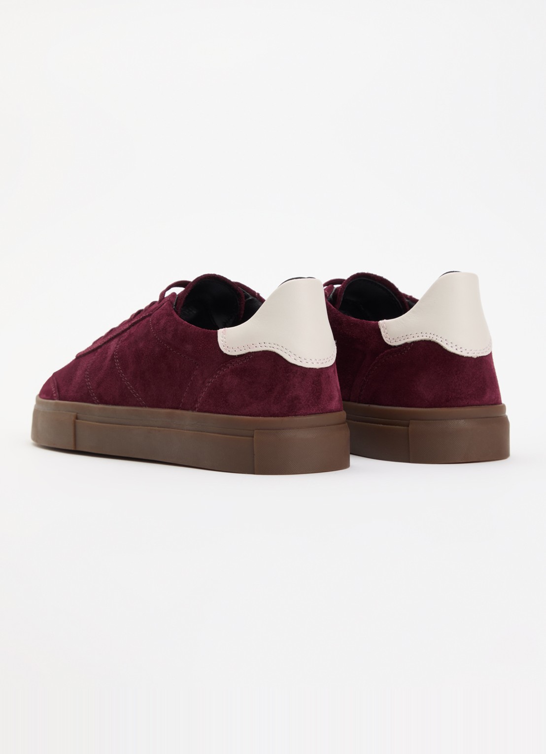 Vagabond Shoemakers Cody sneaker van suède  - achterkant bordeauxrood