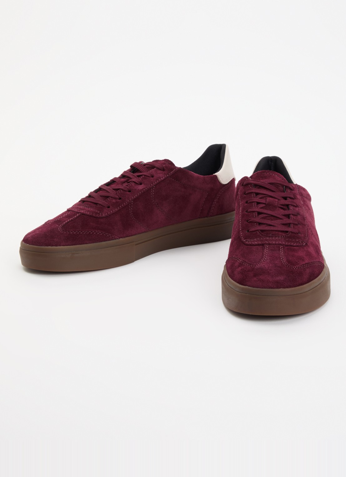 Vagabond Shoemakers Cody sneaker van suède  - detail 2 bordeauxrood