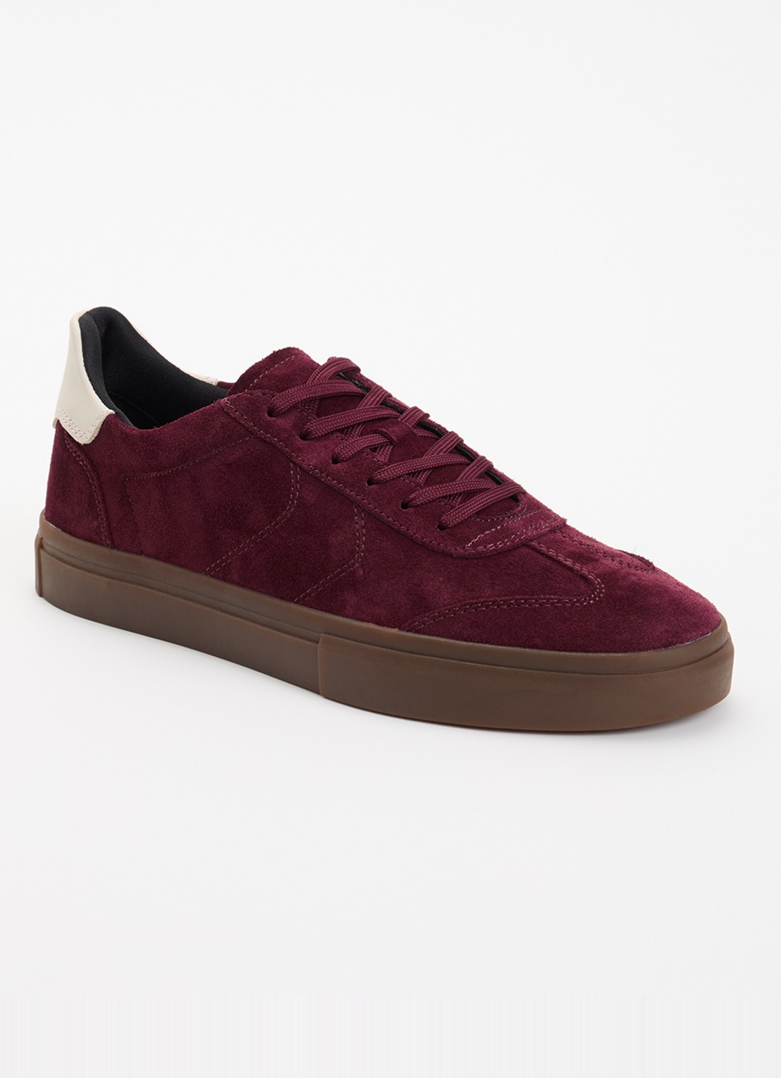 Vagabond Shoemakers Cody sneaker van suède  - voorkant 5 bordeauxrood
