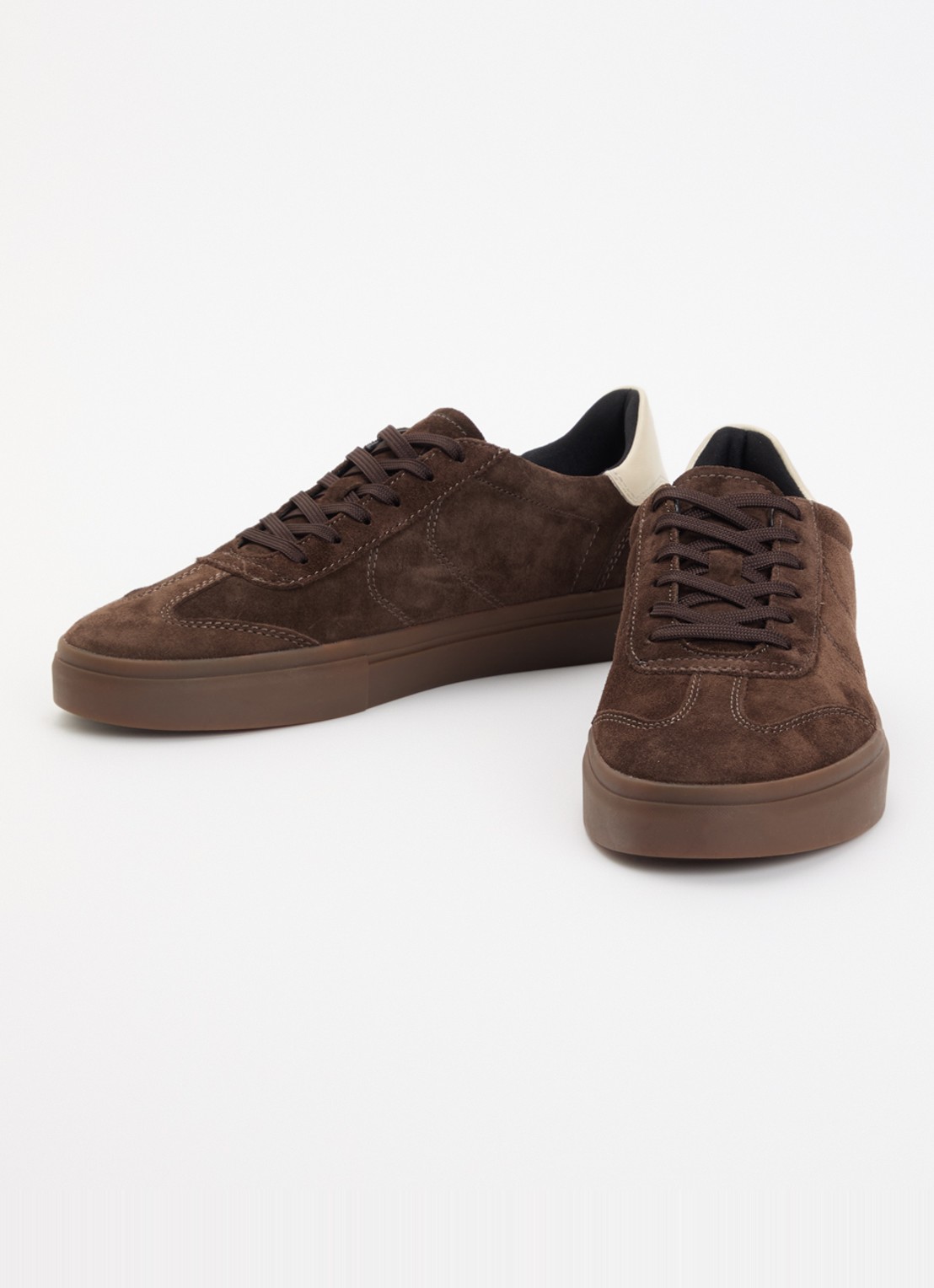 Vagabond Shoemakers Cody sneaker van suède - detail 2 donkerbruin