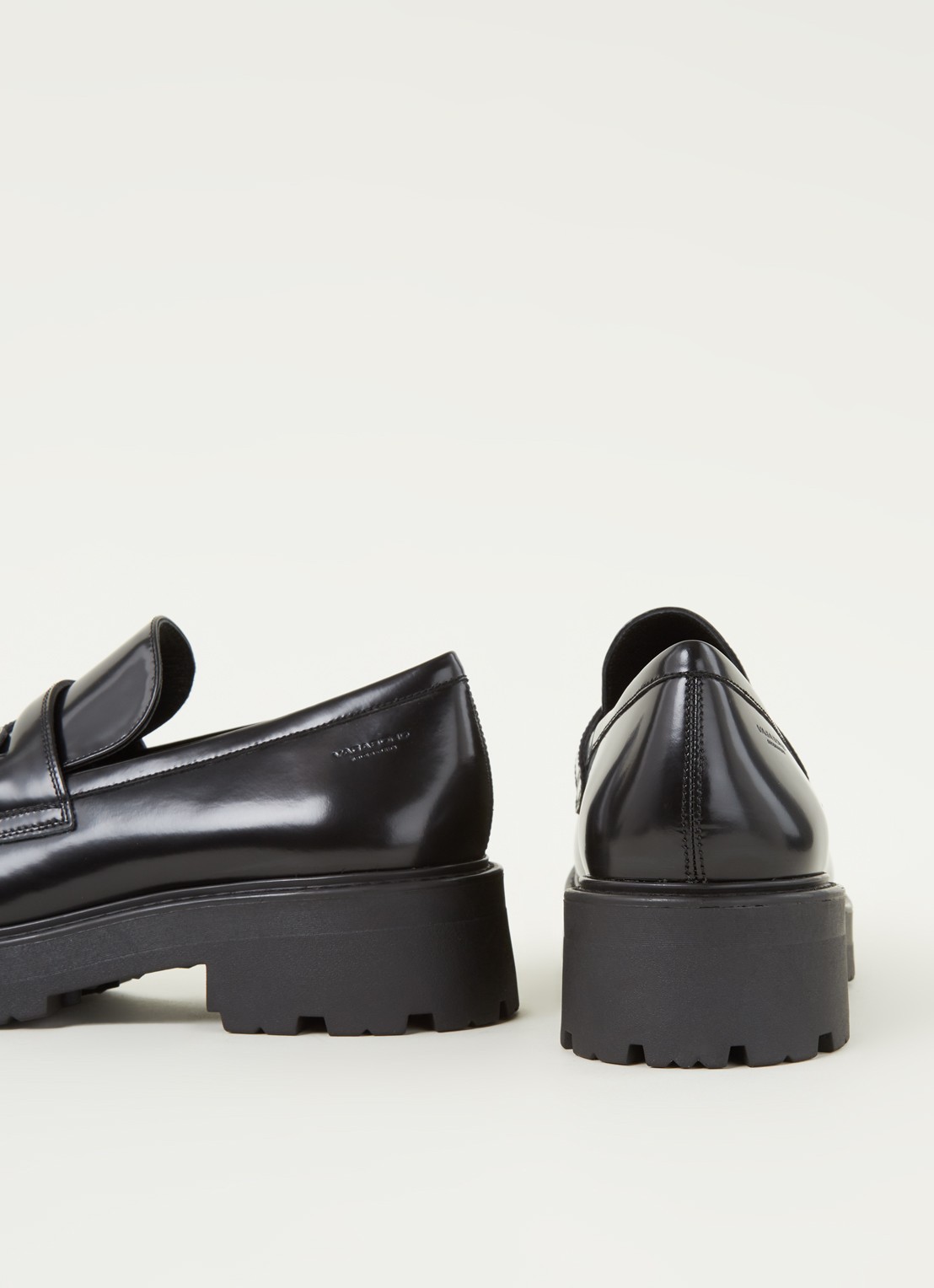 Vagabond Shoemakers Cosmo 2.0 loafer van leer - detail 3 zwart