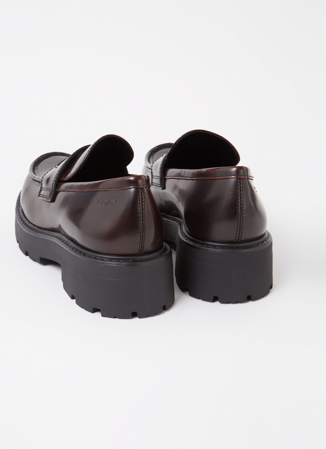 Vagabond Shoemakers Cosmo loafer van leer - detail 4 bordeauxrood